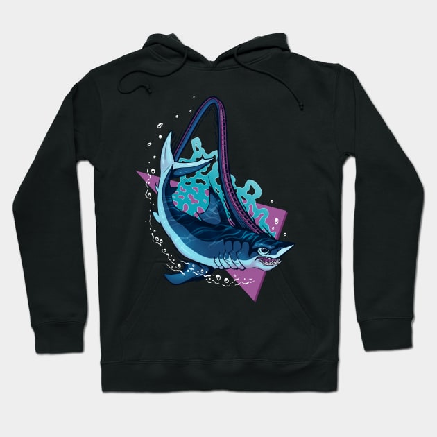 Mega Mako Madness Hoodie by JFells